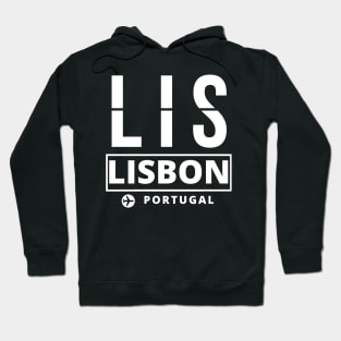 LIS - Lisbon airport code Hoodie